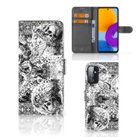 Telefoonhoesje met Naam Samsung Galaxy M52 Skulls Angel