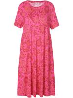Jersey jurk korte mouwen Van Efixelle pink