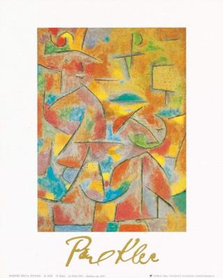 Kunstdruk Paul Klee - Bimba e zia, 1937 24x30cm