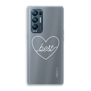 Best heart pastel: Oppo Find X3 Neo Transparant Hoesje