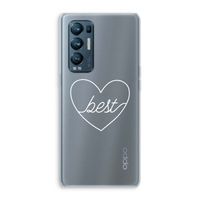 Best heart pastel: Oppo Find X3 Neo Transparant Hoesje