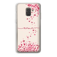 Hartjes en kusjes: Samsung Galaxy A8 (2018) Transparant Hoesje