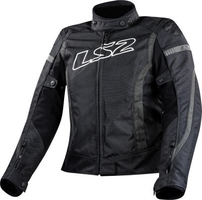 LS2 Jacket gate lady black dark gray xl