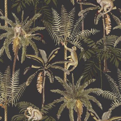 Dutch Wallcoverings Arboretum - Ateles Charcoal - Antraciet