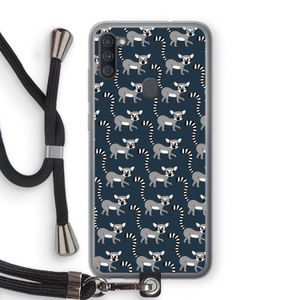 Makis: Samsung Galaxy A11 Transparant Hoesje met koord