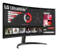 LG 34WR50QK-B computer monitor 86,4 cm (34") 3440 x 1440 Pixels Wide Quad HD Zwart - thumbnail