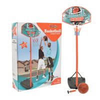 Basketbalset draagbaar verstelbaar 180-230 cm