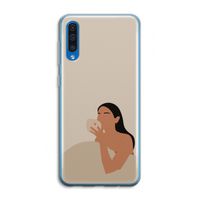 Fresh coffee: Samsung Galaxy A50 Transparant Hoesje