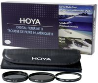 Hoya Digital Filter Kit II 40,5mm - UV, Polarisatie en NDX8 filter