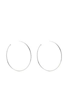 Courrèges boucles d'oreilles à design sculpté - Argent