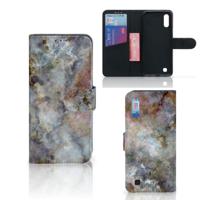 Samsung Galaxy M10 | Bookcase | Marmer Grijs