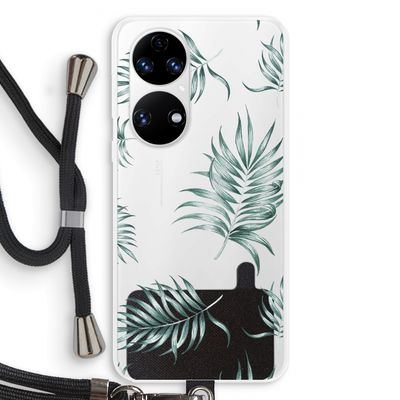 Simple leaves: Huawei P50 Transparant Hoesje met koord