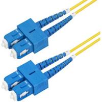 StarTech.com 1m SC naar SC (UPC) OS2 Single Mode Duplex Glasvezel Kabel, 9/125µm, Laser Optimized, 4