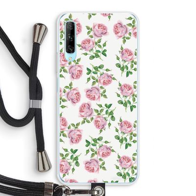 Kleine roosjes: Huawei P Smart Pro Transparant Hoesje met koord