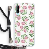 Kleine roosjes: Huawei P Smart Pro Transparant Hoesje met koord