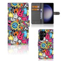 Samsung Galaxy S23 Ultra | Wallet Case | met Pasjes | Punk Rock