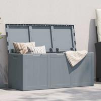 Tuinbox 270 L PP houtlook grijs