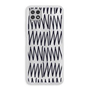 Marrakech Zigzag: Samsung Galaxy A22 4G Transparant Hoesje