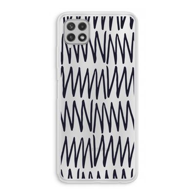Marrakech Zigzag: Samsung Galaxy A22 4G Transparant Hoesje