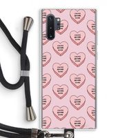 Chicks before dicks: Samsung Galaxy Note 10 Plus Transparant Hoesje met koord