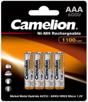 Camelion rechargeable batteries aaa micro hr3 1100mah (4 pieces)