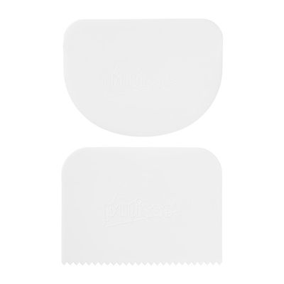 Deegschrapers - kunststof - set van 2 Deegschrapers - kunststof - set van 2