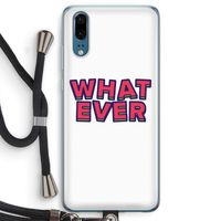 Whatever: Huawei P20 Transparant Hoesje met koord