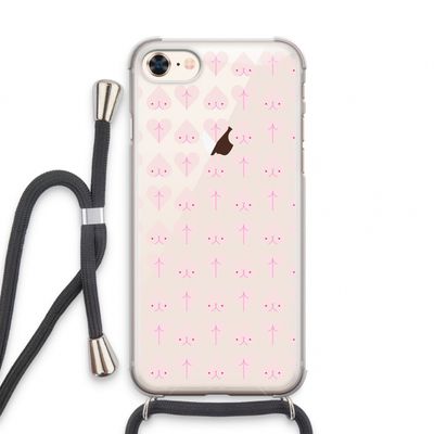 Ass 'n Titties: iPhone 7 Transparant Hoesje met koord