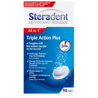 Steradent Triple Action Plus Bruistabletten 90st