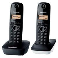 Draadloze telefoon Panasonic KX-TG1612 Zwart Zwart/Wit
