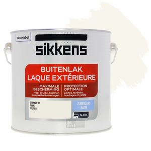 Sikkens Buitenlak Zijdeglans 2,5 liter  RAL 9010