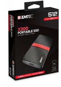 Emtec ECSSD512GX200 externe solide-state drive 512 GB