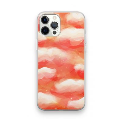 Lichte Wolken: iPhone 12 Pro Transparant Hoesje