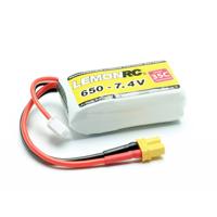 LemonRC LiPo accupack 7.4 V 650 mAh Aantal cellen: 2 35 C Softcase XT30