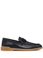 Valentino Garavani mocassins Leisure Flows en cuir - Noir - thumbnail