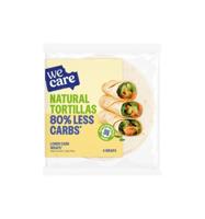 Lower kcal/carb natural tortillas Lower kcal/carb natural tortillas