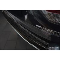 Zwart RVS Bumper beschermer passend voor Subaru Forester (SK) 2018- 'Ribs' AV245335 - thumbnail
