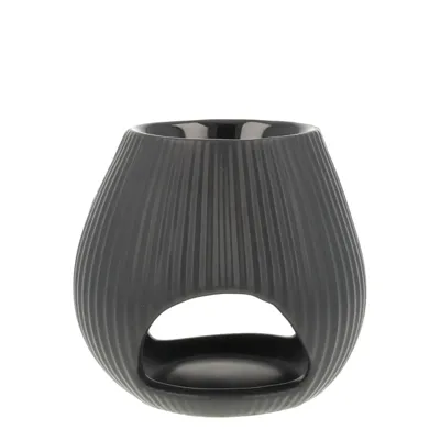 Scentchips Oval Low Zwart waxbrander geurbrander