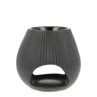 Scentchips Oval Low Zwart waxbrander geurbrander