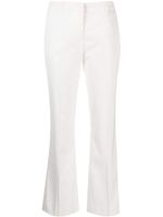 PT Torino pantalon de tailleur à coupe évasée - Blanc