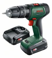 Bosch Home and Garden UniversalImpact 18V Accu-klopboor/schroefmachine Incl. 2 accus, Incl. lader, Incl. koffer