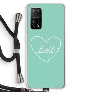 Best heart pastel: Xiaomi Mi 10T 5G Transparant Hoesje met koord