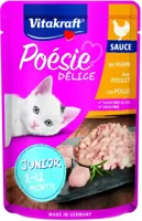Vitakraft Poésie Délice Junior kip in saus 85g