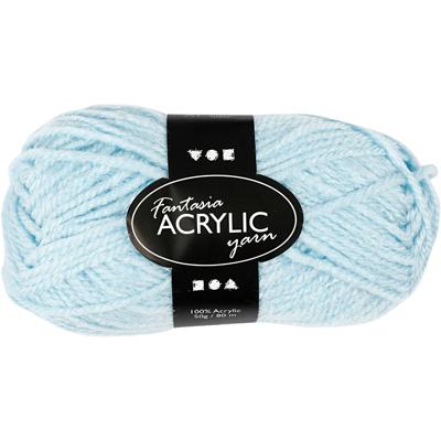 Creativ Company Acrylgaren, lichtblauw, 50gr, 80m