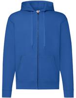 Fruit Of The Loom F401N Classic Hooded Sweat Jacket - Royal Blue - XL - thumbnail