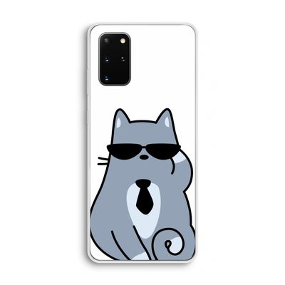 Cool cat: Samsung Galaxy S20 Plus Transparant Hoesje