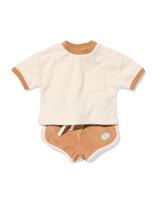 HEMA Newborn kledingset badstof bruin (bruin)