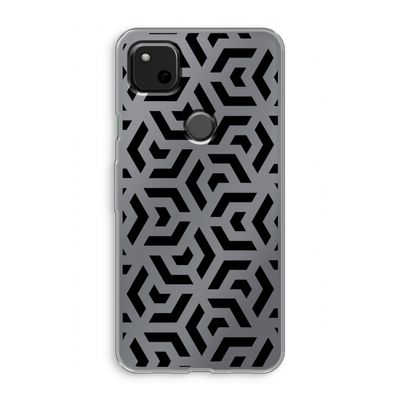Crazy pattern: Google Pixel 4a Transparant Hoesje