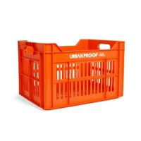 UrbanProof Urban proof fietskrat recycled kunststof 30l oranje 40x30x25 cm