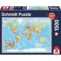 Planisfeer puzzel, 1500 stuks